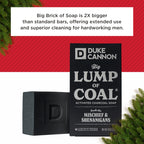 Duke Cannon Big Lump of Coal Soap for Men, 10 oz (Pack of 3)
