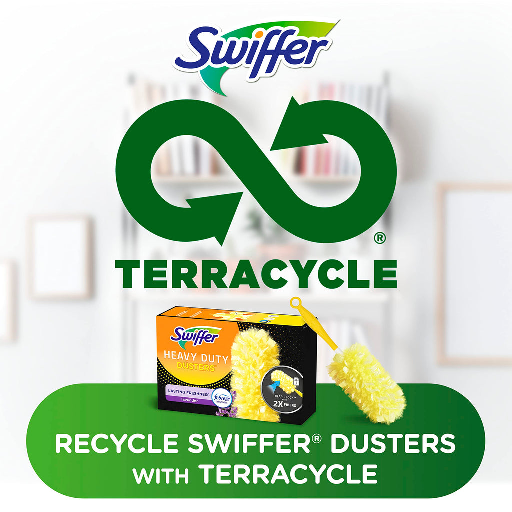 Swiffer Dusters Multi-Surface Heavy Duty Duster Lavender Refills, 11 Count (Pack of 2)