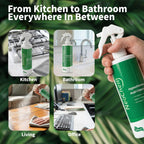NeoChem Hypochlorous Acid Spray For Cleaning, 500ppm Hypochlorous Acid,Cuts Grease, Removes Stains, Eliminates Odors - No Rinse, No Harsh Fumes, Biodegradable (16oz*4)