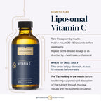 Quicksilver Scientific Liposomal Vitamin C - 1000mg Buffered Liquid Vitamin C Supplement - Immune + Antioxidant Support - Liposomes for Superior Absorption - Vegan + Non-GMO (4oz / 120ml)