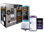 iFLO® Smart A/C Drain Line and Drain Pan Cleaner for HVAC System, Clog-Free, Easy Installation & App-Controlled Air Conditioner Maintenance, Includes 36oz Cleaner Cartridge Concentrate, 6 Month Supply