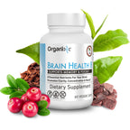 Organixx Ageless Brain Powerful Brain Health Supplement to Support Brain Function, Clarity, Focus, Re-Energize Brain Cells, Helps Promote a Balanced Mood, Gluten Free, Non GMO, 60 Vegetarian Capsules