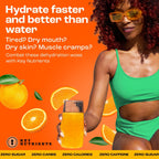 KEY NUTRIENTS Electrolytes Powder Packets - Tangy Orange 40 Pack Hydration Packets - Travel Hydration Powder - No Sugar, No Calories, Gluten Free - Made in USA