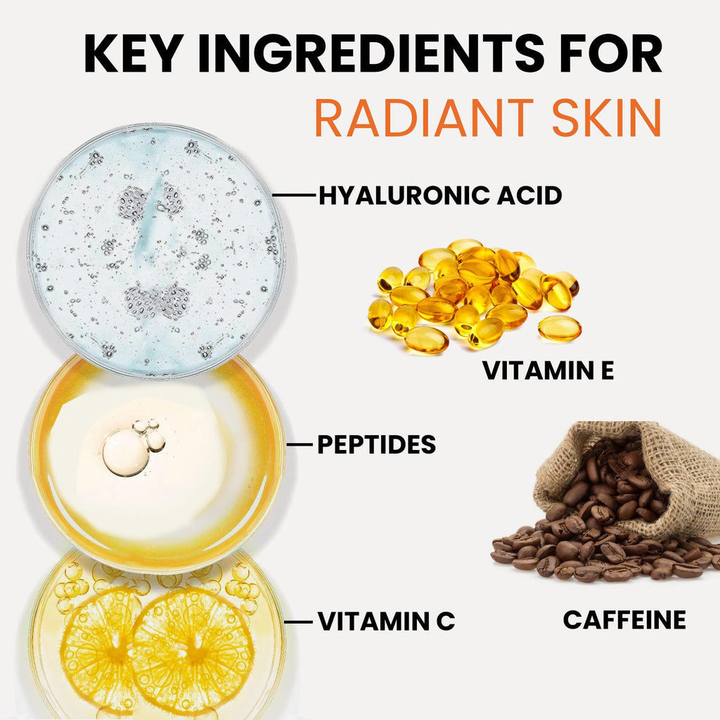 Super Vitamin C Serum 2-Pack — Hydrating Brightening Face Serum with Vitamin C, Hyaluronic Acid, Vitamin E, Niacinamide & Peptides — Helps Improve the Look of Uneven Skin Tone, Fine Lines & Radiance