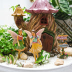 PRETMANNS Fairy Garden House Accessories Outdoor Kit 7” High