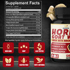 BMVINVOL Horny Goat Weed for Men and Women with Maca, Tribulus, Ginseng, Ashwagandha, Tongkat Ali - 120 Capsules for 4 Month Supply