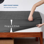 BEDLORE Waterproof Mattress Protector, Twin Size Mattress Pad
