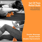 Acumobility Massage Ball Roller 2 Pack - Trigger Point - Massage Balls Massage Roller Ball - Foot Massage Ball - Physical Therapy Ball