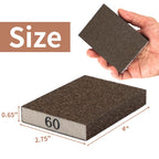 8 Pack Sanding Sponge Block, Wet Dry Sandpaper Sand Paper for Drywall Wood