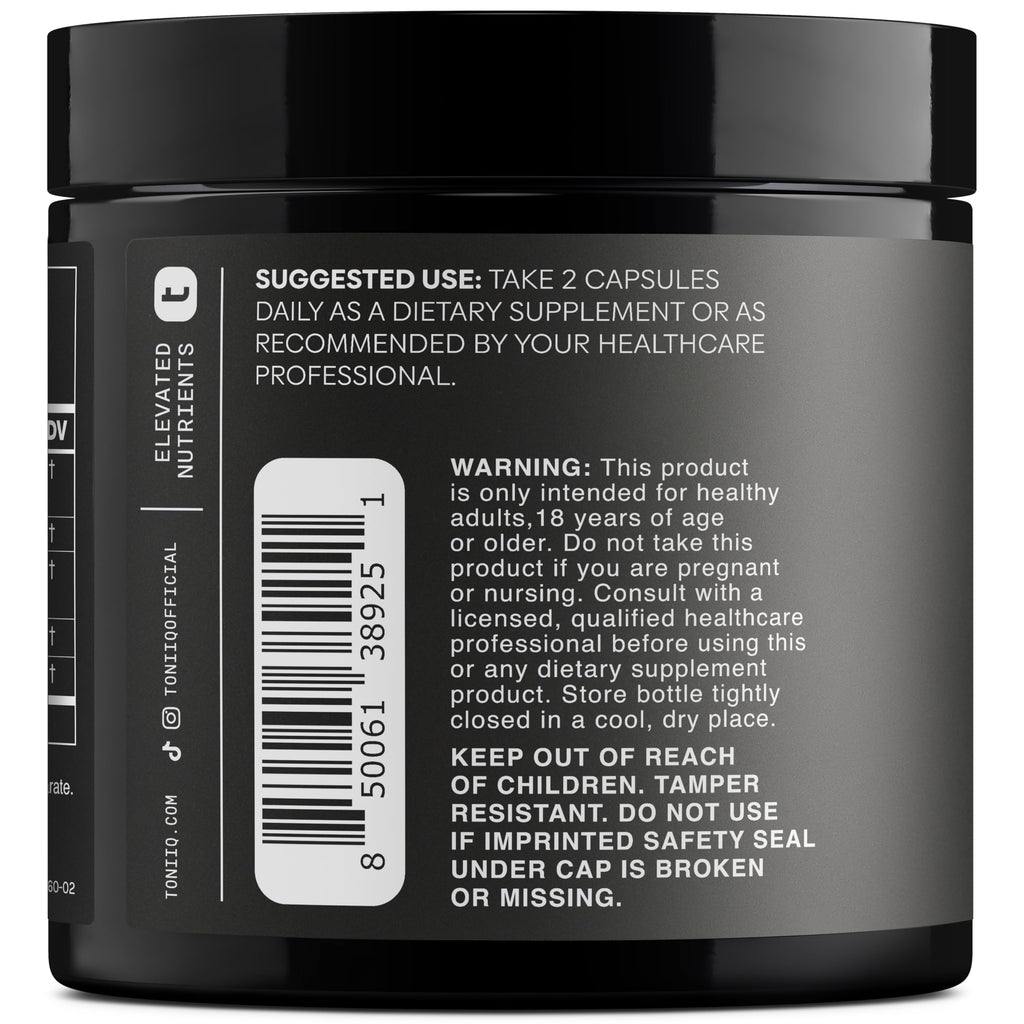 Toniiq Dihydroberberine Supplement - Ultra High Potency 1,000mg Formula with GlucoVantage, 10:1 Ceylon Cinnamon & 50:1 Milk Thistle - Third-Party Lab Tested