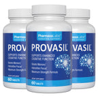 Provasil Brain Supplement for Memory, Focus, Mood & Concentration | Ginko Leaf Flavonoids, Bacopa Monnieri & Biotin | Improve Mental Performance, Attention & Cognitive Health (Pack of 3)