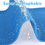 16in x 10Ft Drainage Non Slip Flooring Mats Swimming Pool Bathroom Anti-Fatigue Rubber Matting Heavy Duty Commercial Anti Slip Floor Mats for Garage Restaurant Sauna SPA, 15.7inch x 118inch