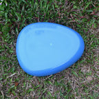 YUMSUM Firm Thick Stable PP Bedpan Heavy Duty Smooth Countoured for Bed-Bound Patient (Blue)