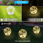 LENONE Floating Pool Lights Solar Powered, 6.5 Inch Warm White Light Up Solar Pool Lights That Float, Updated Waterproof Floating Pool Balls for Patio Party Decor(2 Piece)