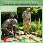 VITAINTE 3 in 1 Crack Weeder Tool Long Handle