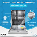 ACTIVE Washing Machine And Dishwasher Cleaning Tablets Bundle - Includes 12 Month Supply Dishwasher Cleaner Deodorizer & Washing Machine Descaler Deep Cleaning Tablets - 48 Tablet Set