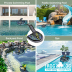 SWIMLINE HYDROTOOLS Frog Log - Small Animal Saving Escape Ramp for Pools & Spas - Heavy Duty Material Pool Critter Escape Ramp - Reduces Maintenance - Camo