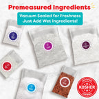 Baketivity DIY Cake Pop Kids Baking Kit with Pre-Measured Ingredients