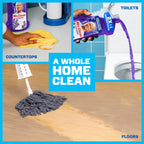 Mr. Clean All Purpose Cleaner,Floor Cleaner for Mopping Home,Bathroom,& Kitchen,Cleaning Liquid for Mop & Bucket,Cleaning Supplies,Multi-Surface Dilutable,Lavender,41oz,(Pack of 4)