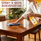 Beeswax Floor Spray,Beeswax Essential Oil Wax,2026 New Beeswaxs Wood Polish Spray,Upgrade Natural Furniture Waterproof Polish and Cleaner for Wood Multipurpose Wood Wax Restorer for Floors(335ml)