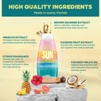 Sun Proverbs, Tanning Bed Lotion, Dark Tan Accelerator, Indoor Outdoor Sun Bathing White Lotion without DHA, Bronzer-Free, Natural Bronzing for Men or Women by Elegant Sun