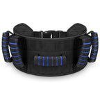 Silimore Gait Belt for Seniors with Handles, Gate Belts Medical for Elderly Physical Therapy Transfer Belt for Lifting Seniors,Patients,Disabled(Blue)