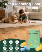 SOPAMI multi-effect floor cleaning tablets 24 Counts Lemon Scent