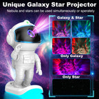 Galaxy Projector, Star Projector Night Light with Timer and Remote for Bedroom, Adjustable Head Angle Nebula Ceiling Lamp, Gifts for Adults, Teens, Christmas, Birthday, Room Decor