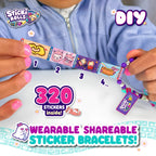 Sky Castle Sticki Rolls Sticki Station, Wearable Shareable Stickers, Ultimate DIY Sticker Jewellery Kit, Bracelets and Necklaces