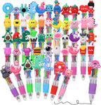 BESARME 48 Pack Multicolor Fun Pens, Halloween Goodie Bags Stuffer for Kids