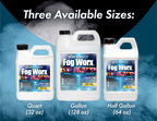 FogWorx Extreme High Density Fog Juice - Quart – 32 Fluid Ounces of Long Lasting, High Output, Odorless Water Based Machine Fluid for 400 to 1500 Watt Machines