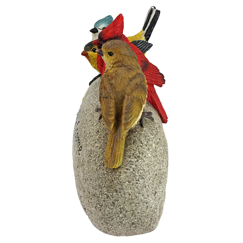 Design Toscano Birdy Welcome Garden Stone Statue: Medium