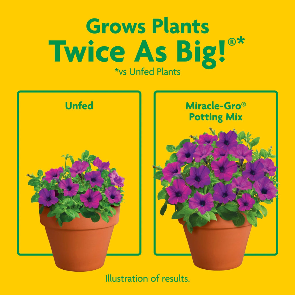 Miracle-Gro Potting Mix, 16 qt. (2-Pack)