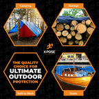 Better Blue Poly Tarp 12' x 16' (12-Pack) - Multipurpose Protective Cover - Lightweight, Durable, Waterproof, Weather Proof - 5 Mil Thick Polyethylene - by Xpose Safety