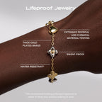 Ana Luisa Charm Bracelets for Women - 14K Gold Plated & Silver Plated