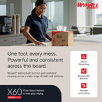 WypAll GeneralClean X60 Multi-Task Cleaning Cloths, 10 x 118 Towels (34790)