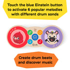 Baby Einstein Upbeat Tunes Magic Touch Wooden Drum Musical Toy Ages 6 Months +