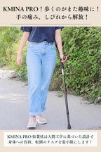 KMINA Folding Crutches of Carbon Fibre (x2 Units), Open Cuff, Lightweight, Forearme Foldable Crutch - Made in Europe - KMINA PRO