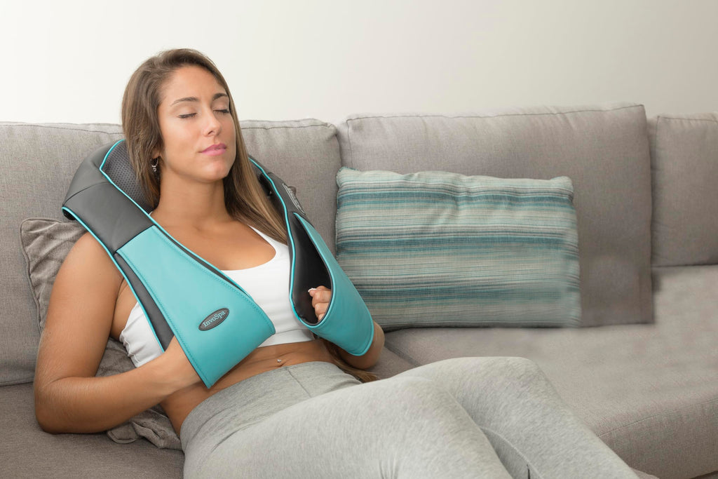 InvoSpa Shiatsu Back Shoulder and Neck Massager with Heat - Deep Tissue Kneading Pillow Massage - Back Massager, Shoulder, Electric Full Body