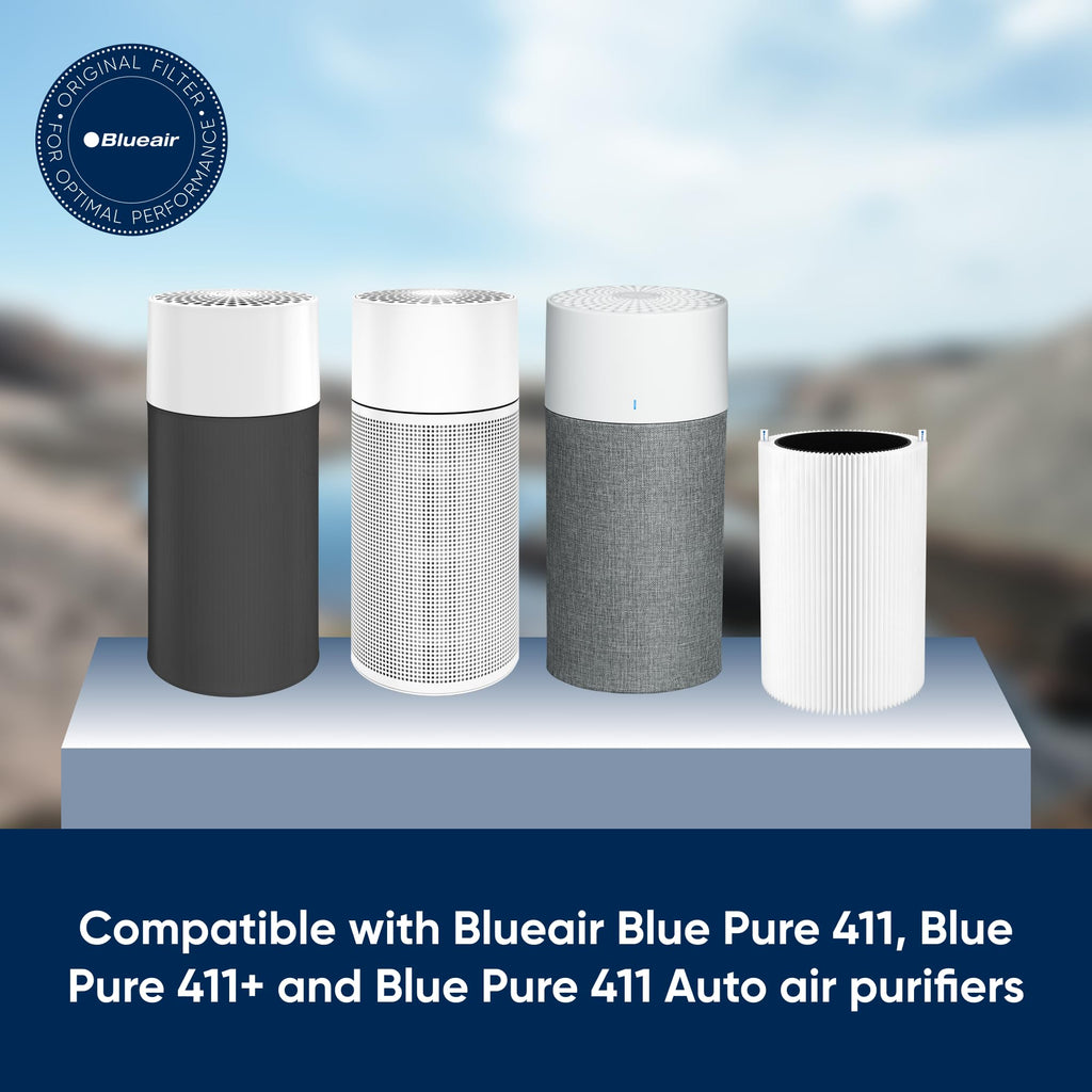 BLUEAIR Genuine 411 Series Air Purifier Replacement Filter, Everyday