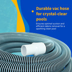 Haviland 18 ft. x 1-1/4 in. Premium Pool Vacuum Hose