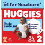 Huggies Little Snugglers Diapers Size 2, 84 Count