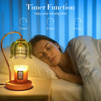 Merrtody Flower Candle Warmer Lamp with Timer & Dimmer