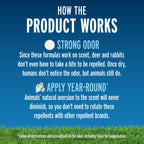 Liquid Fence Deer And Rabbit Repellent Concentrate 32 Ounces, Apply Year-Round