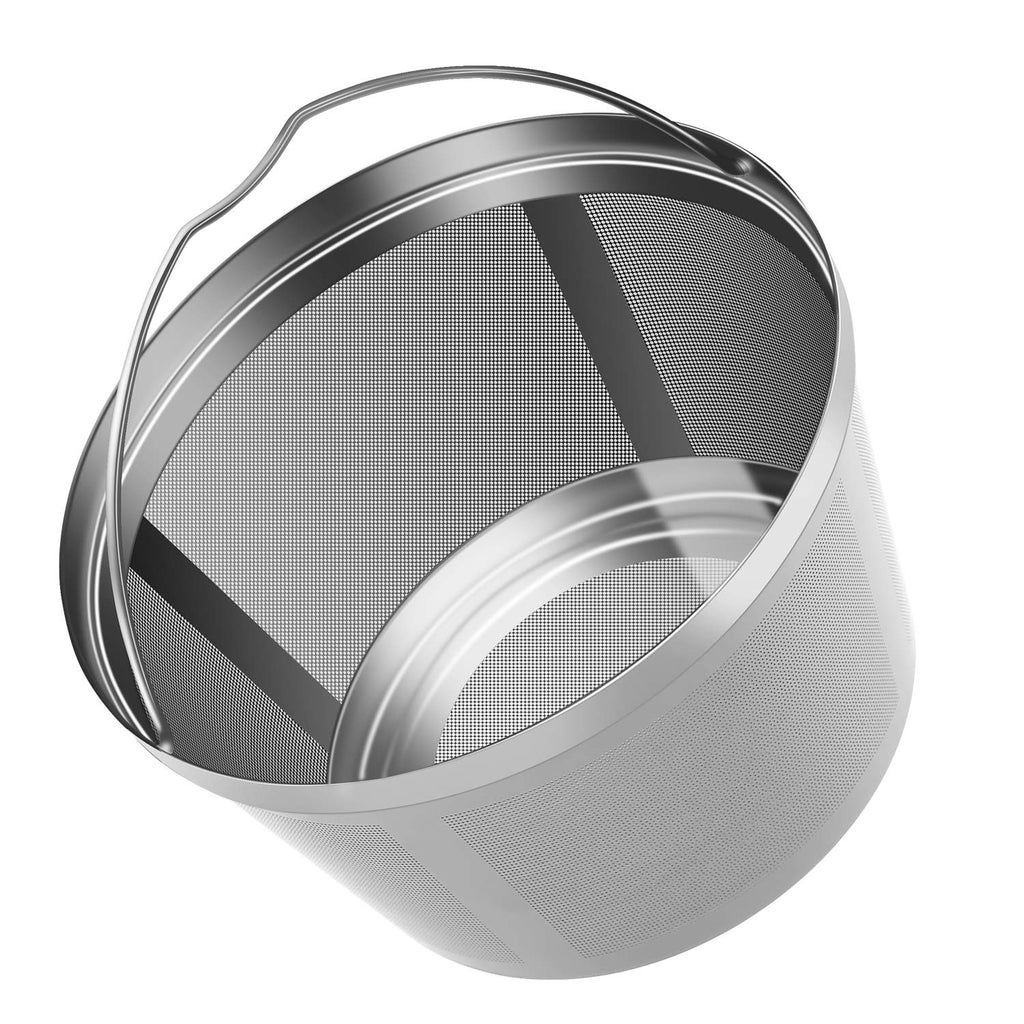 Stainless Steel Reusable Coffee Filters Basket 8 12 Cup Sturdy Permanent Coffee Filter fit for Mr. Coffee Black,Decker Coffee Makers 8 12 cups