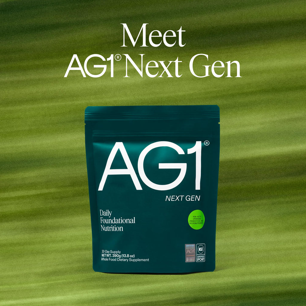 AG1 Next Gen Greens Powder Superfood and Multivitamin, Travel Packs 30 ct
