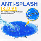 32 PACK Urinal Deodorizer Screen with 100 Gloves-3D Wave Anti-Splash Odor Protection Urinal Cakes for Men Toilets, Four Scents Urinal Mats
