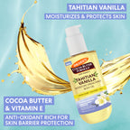Palmer's Cocoa Butter Formula Glow & Hydrate Bundle, Tahitian Vanilla Body Lotion (13.5 Oz) + Body Oil (6.5 Fl Oz), Moisture Drenching Body Care, Nourishes & Softens for Radiant, Glowing Skin