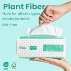 Ditoi Disposable Face Towels,Ultra Soft &Thick Face Dry Wipes for Makeup Removal,Viscose Fiber Facial Cloths for Skincare,Daily Cleansing,120 Count