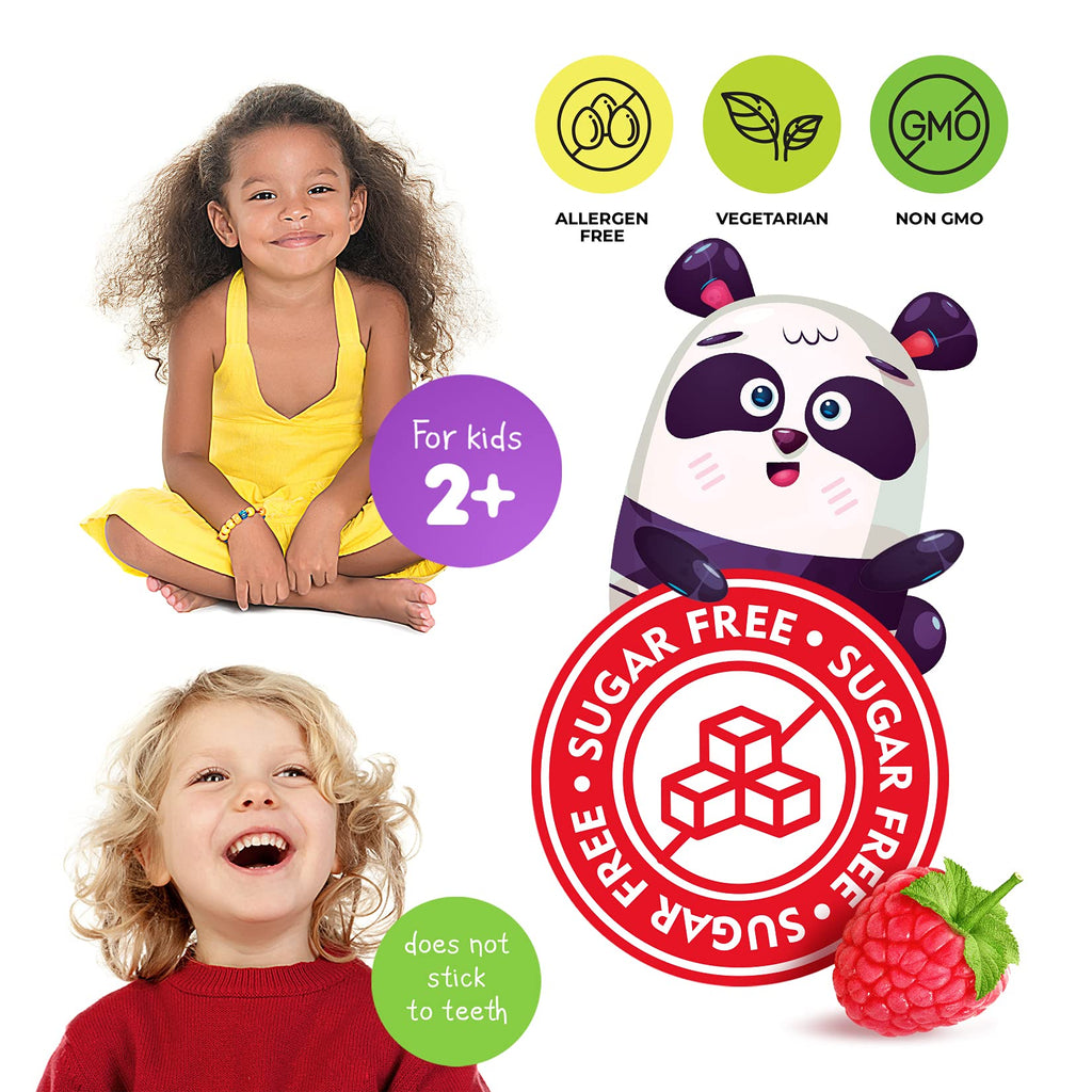 DR. MORITZ Sugar-Free Calm Magnesium Gummies for Kids and Adults - Non-GMO Magnesium Citrate Gummies - Raspberry Flavor - 1-Pack (180 Count)